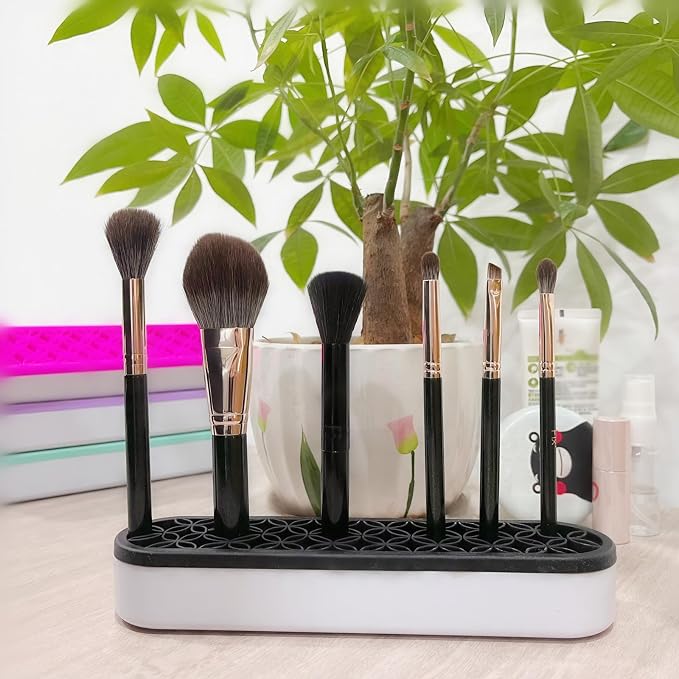TANG SONG 1 PC Silicone Make up Brush Holder Cosmetic Storage Box Desktop - Image 4