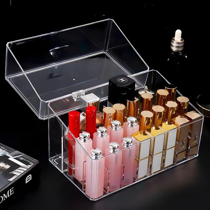 Klmnop Rollerball Perfume Organizer, 24 Grids Clear Acrylic Perfume Organizer - Image 7