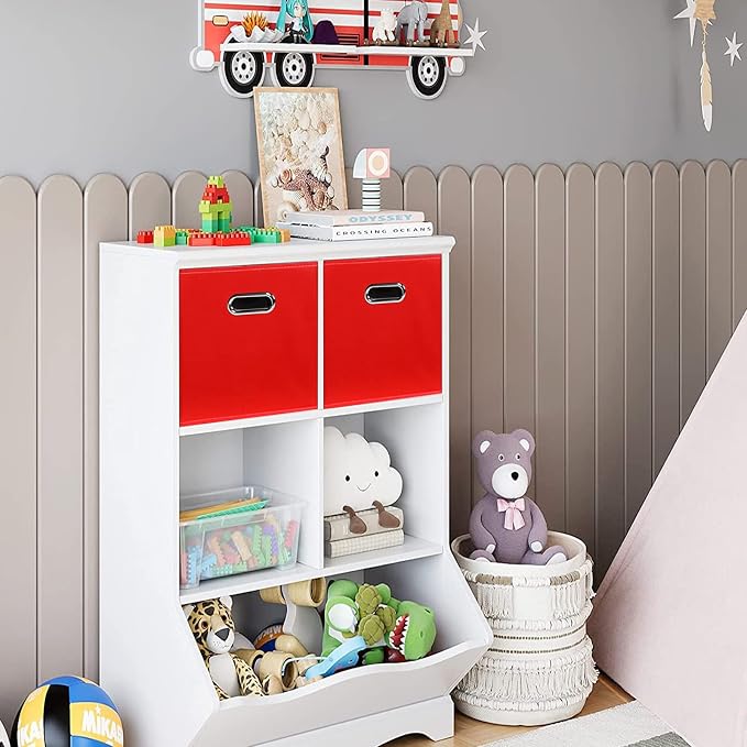 Fabric Cloth Storage Bins, Fabric Cube Bins Organizer - Image 5