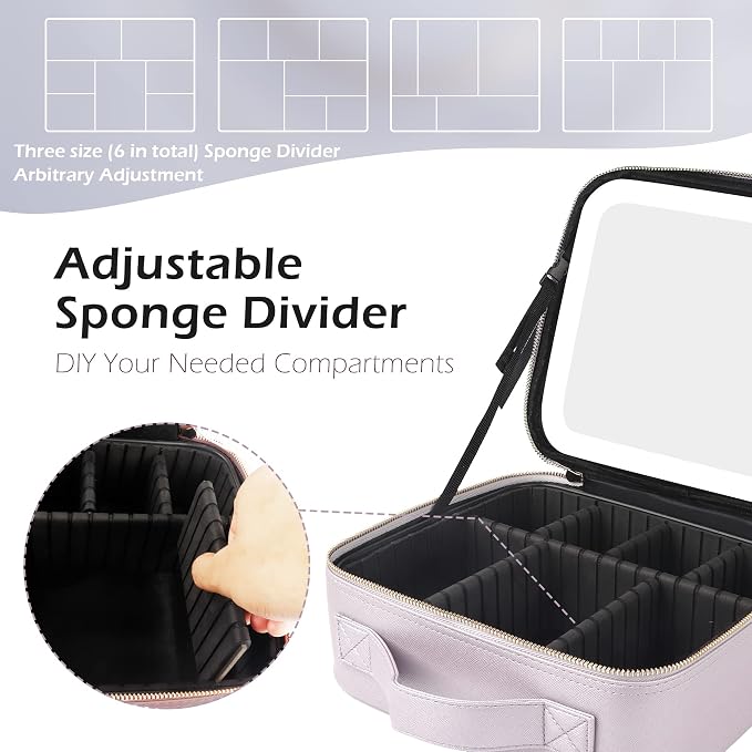 MOMIRA Travel Cosmetic Train Case - Image 4