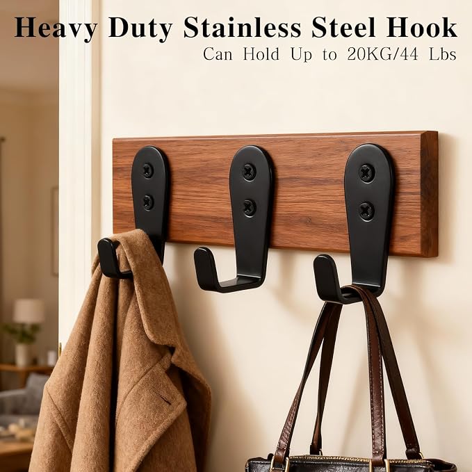 Stainless Steel Hooks for Hanging, Heavy Duty Hook, Wall Hooks Key Holder Wall - Image 6