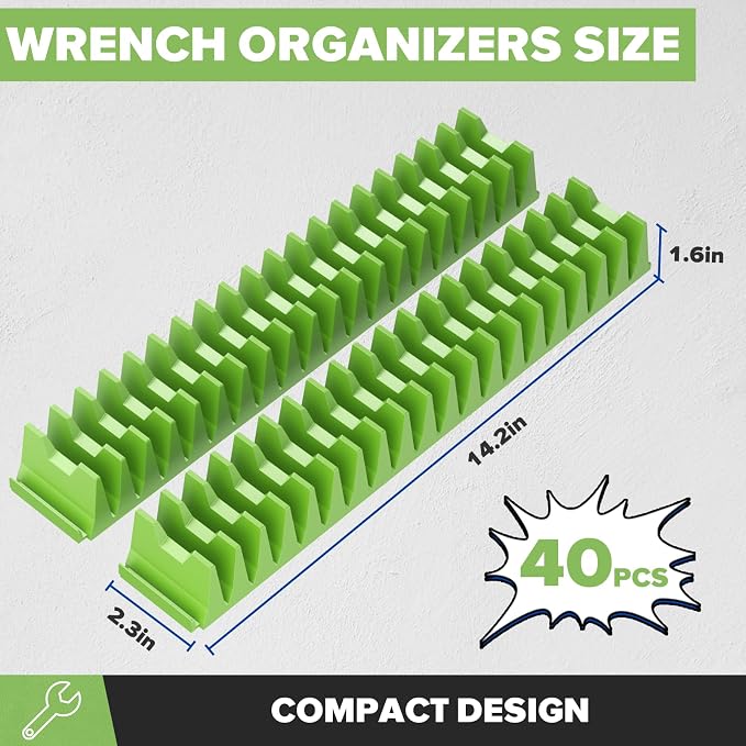 40PCS Modular Wrench Organizer Wrench Holder - Image 4