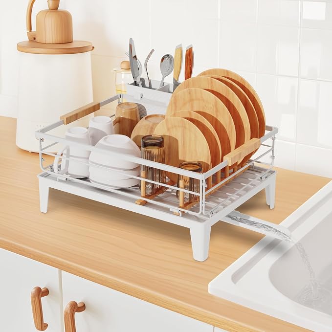 JYPS Dish Drying Rack for Kitchen Counter Decor - Image 8