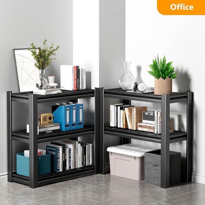 OS MOTOR Heavy Duty Storage Shelving Unit 2 Pack | Adjustable 5-Tier Metal Rack - Image 7