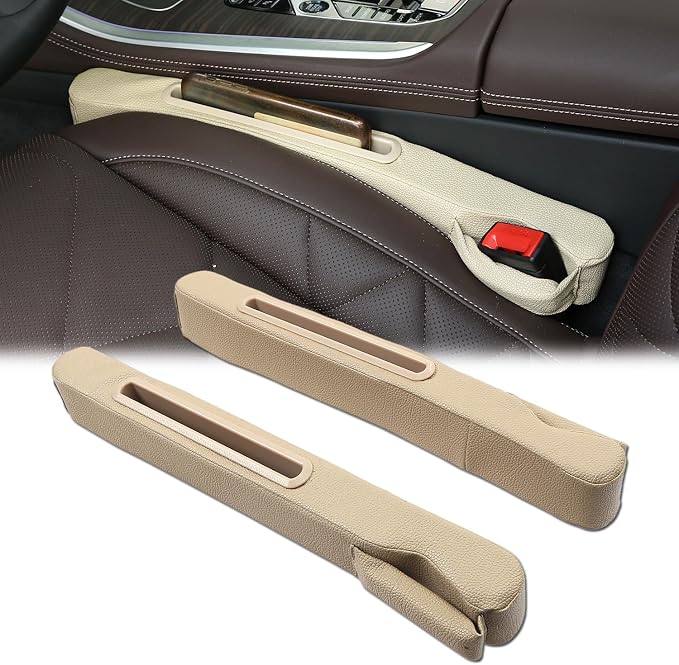 Car Accessories, Car Gap Plug, Car Seat Gap Prevent Small Items from Falling by TATACLEA