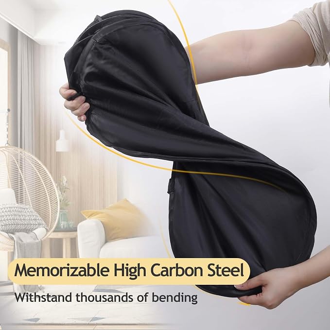 Upgraded Polyester Pop-up Laundry Hamper 2 Pack, 70L Laundry Basket - Image 6