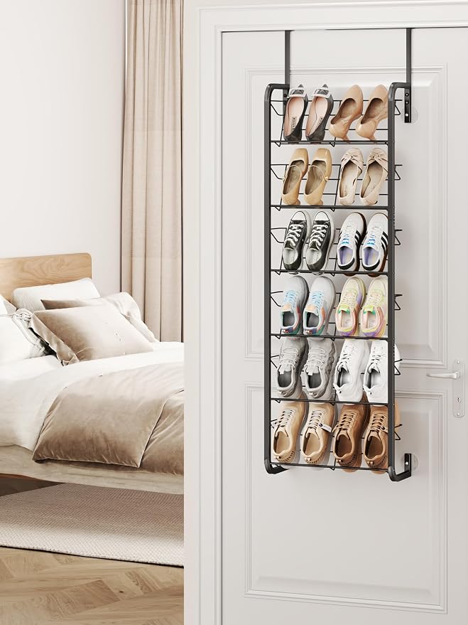 SWTYMIKI Over the Door Shoe Organizer - Image 3