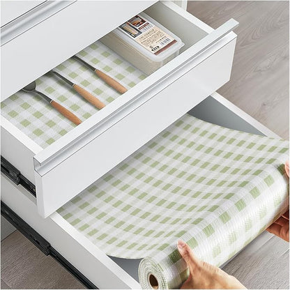 Drawer and Shelf Liner, Non-Slip Kitchen Cabinet Liners Non-Adhesive Thick by ALIUNI