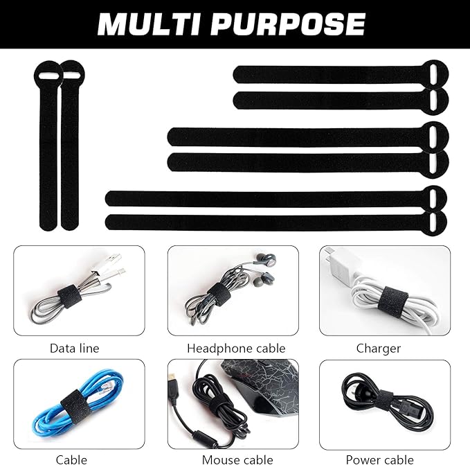 150PCS Reusable Cable Ties - Image 4