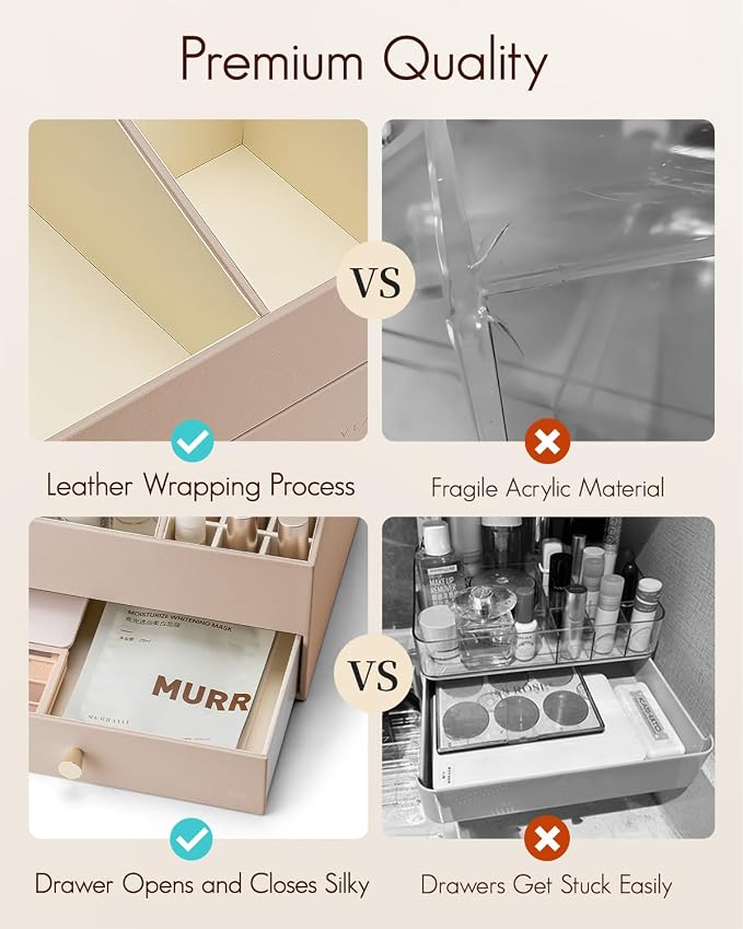 Vlando Makeup Organzier, Vanity Organizer - Image 6