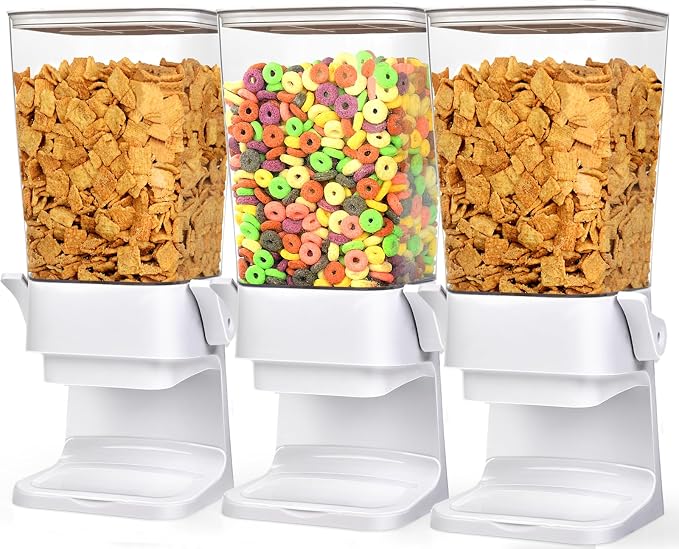 Cereal Dispenser Countertop Large Cereal Containers Storage Dispenser - Image 8