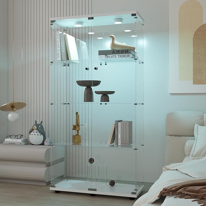 Beauty4U Glass Display Cabinet - Image 6