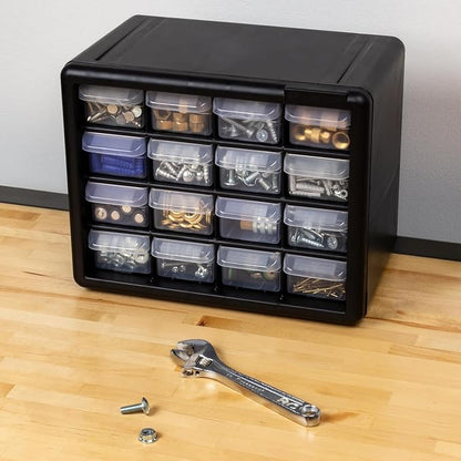 Akro-Mils 16-Drawer Plastic Drawer Storage Cabinet - Image 20