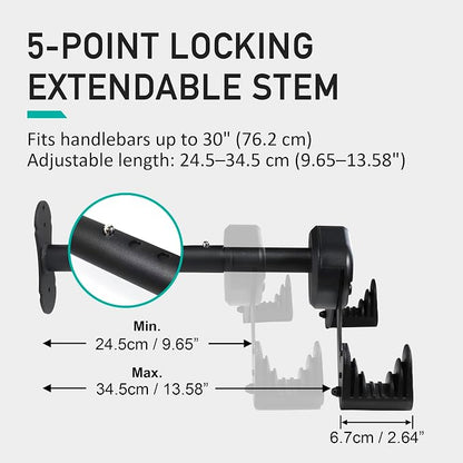 Buffalo Bike Wall Mount Rack – Adjustable Heavy-Duty Horizontal Indoor Hanger - Image 4
