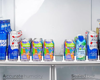 RULA Drink Organizer for Fridge, Self-Pushing Soda Can Dispenser for - Image 6