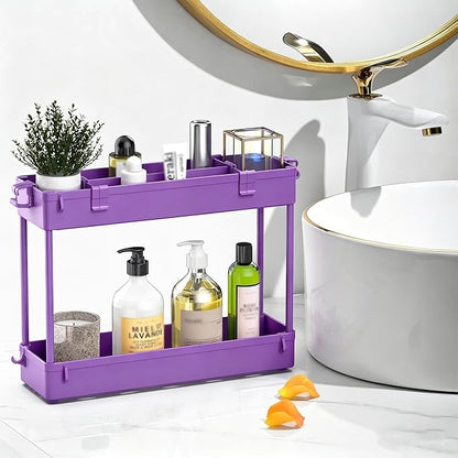 SPACELEAD Slim Storage Cart 3 Tier, Bathroom Organizer Rolling Utility - Image 5