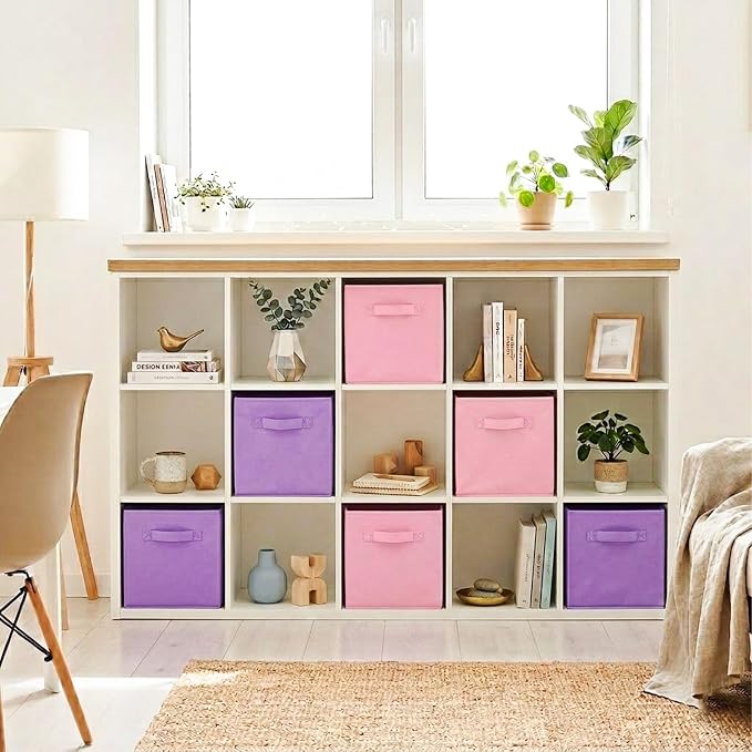 ShellKingdom Storage Bins, Foldable Fabric Storage Cubes And Cloth Storage - Image 5