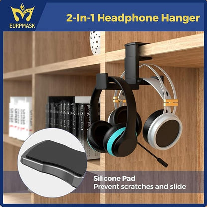 Dual Headphone Stand Holder - Image 8