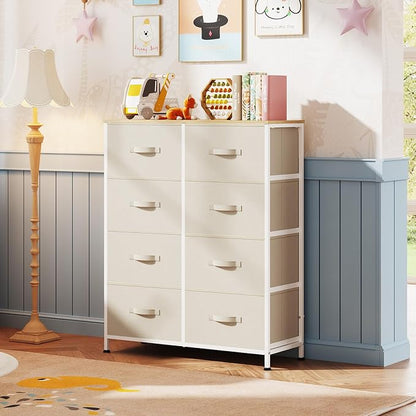 WLIVE Fabric Dresser for Bedroom, Tall Dresser - Image 2