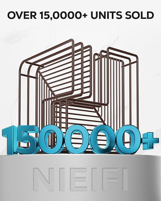 Nieifi Adhesive Corner Shower Caddy Shelf Basket Rack - Image 8
