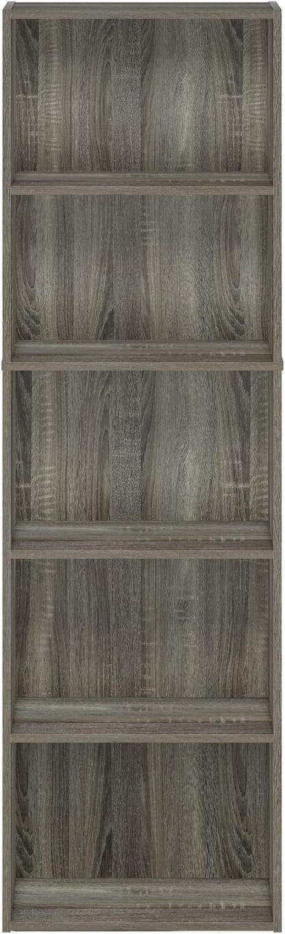 Furinno LUDER Book Shelf, 5-Cube Bookshelf, Bookcase - Image 6