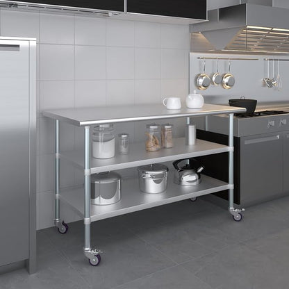 AmGood Stainless Steel Work Table - Image 7