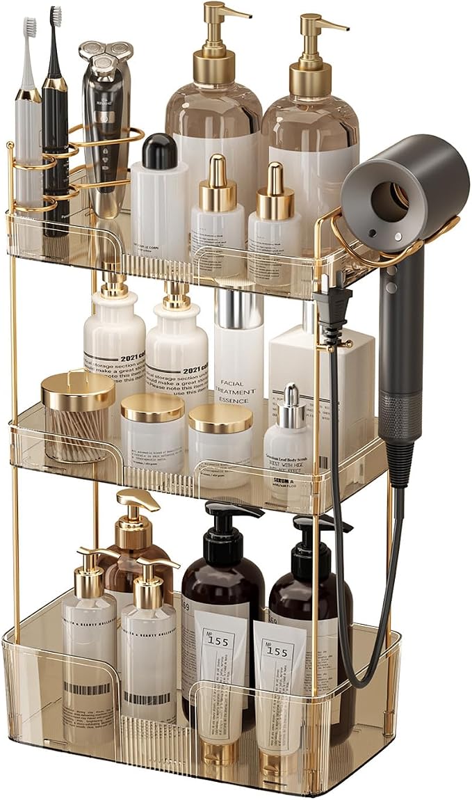 Aveniee Bathroom Counter Organizer, 3 Tier Skincare Perfume Countertop Storage by Aveniee