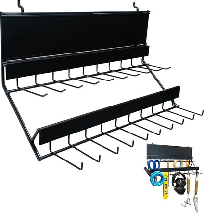 Century Drill & Tool, 2-tier pegboard rack space saver #03198 – perfect - Image 2