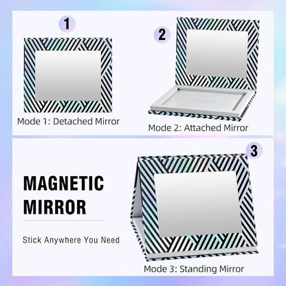 Black Refillable Magnetic Makeup Palette Empty – Medium | Empty Modular Makeup - Image 6