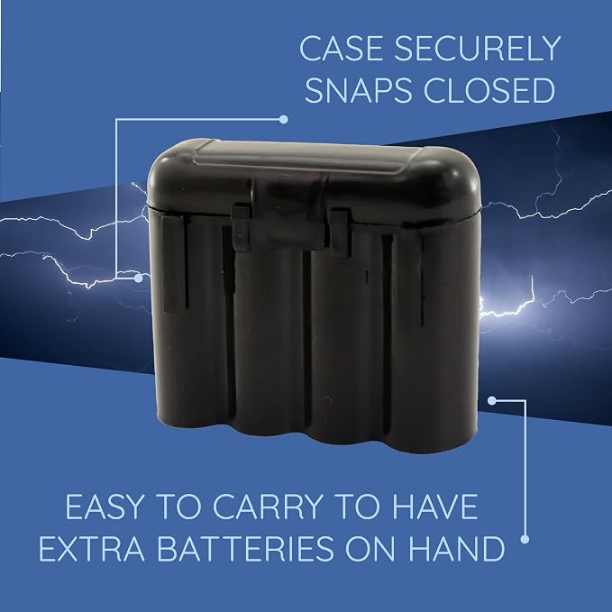 Powertron Batteries 3 Pack AA/AAA / CR123A Black Battery Holder Storage Cases - Image 6