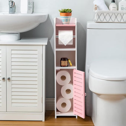 AOJEZOR Toilet Paper Holder Stand: Drill Free - Image 3