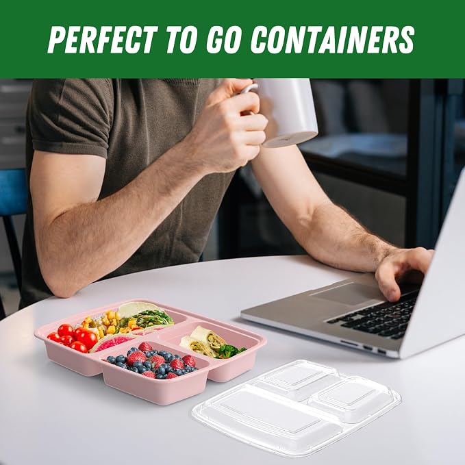 50 Pack 32 oz Meal Prep Containers Reusable - Image 7