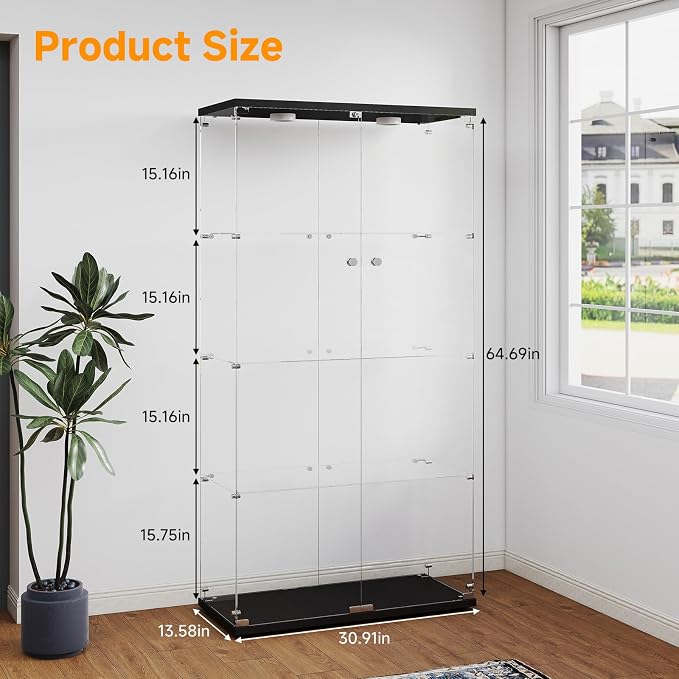 Tempered Glass Display Cabinet - Image 2