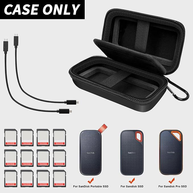 Case Compatible with SanDisk Extreme Pro/for SanDisk Portable SSD 1TB 2TB 4TB - Image 2