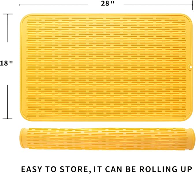 Silicone Dish Drying Mat for Multiple Usage, Easy clean, Eco-friendly, - Image 2