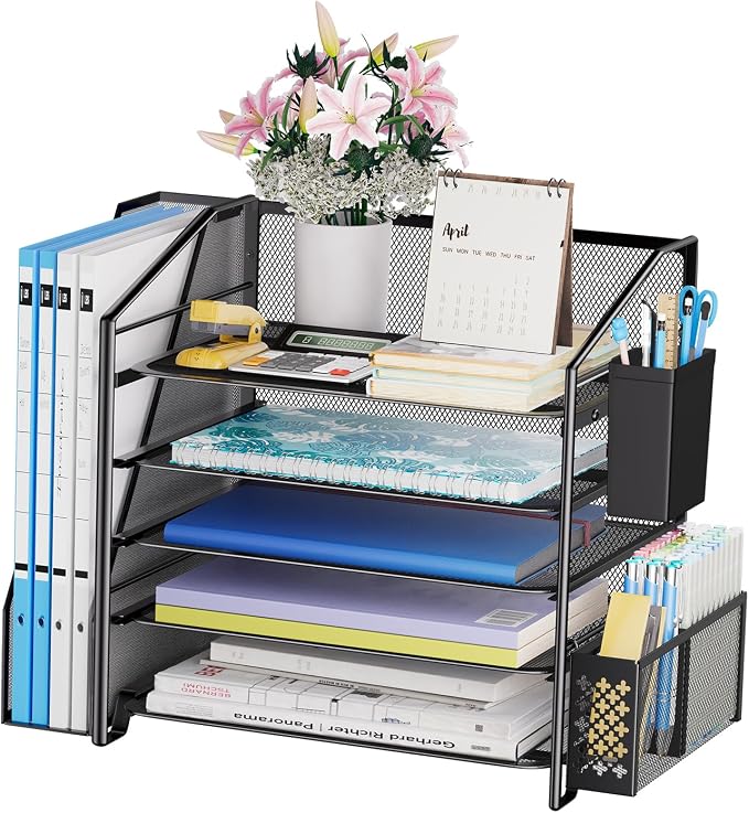 Simple Trending 5-Tier Desk File Organizer by SimpleTrending