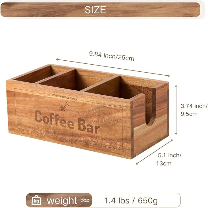 Coffee Station Organizer for Countertop - Image 3