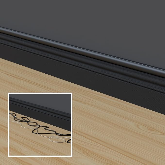 D-Line Half Round Cord Hider, Patented Cable Cover, Hide TV Wall Mount Wires - Image 6
