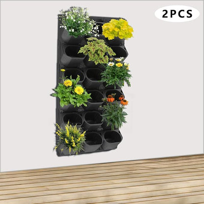 36-Pot Vertical Wall Planter, Modular Stackable Garden - Image 7