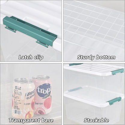6 Pack 35 Quarts Large Storage Bin - Image 3