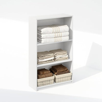 Furinno Reed Closet Organizers and Storage, 3-Tier Closet Organizer, Open Shelf - Image 5