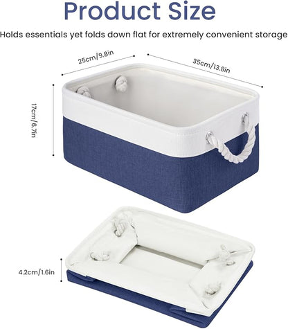 13.8x9.8x6.7 Inch Fabric Small Storage Bins - Image 4