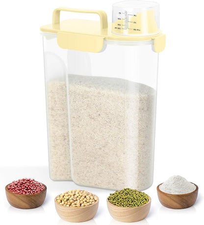 TBMax Airtight Rice Container 10 Lbs, Cereal Dispenser, Travel Pet Cat Dog Food - Image 7