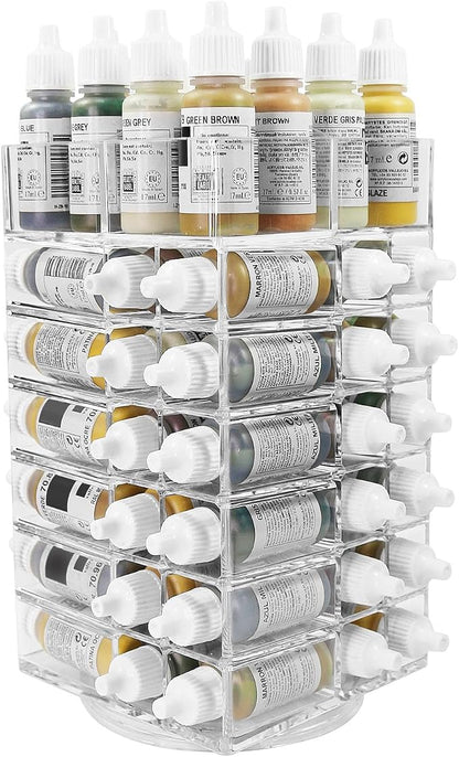 Evemodel 6-Tier Spinning Paint Organizer Rack by Evemodel