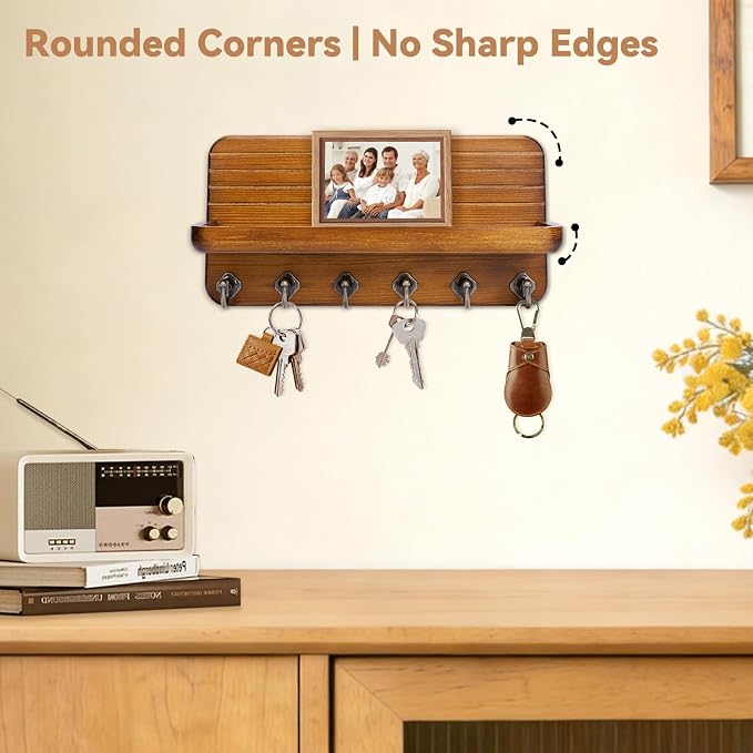 Key Holder for Wall, Mail Organizer Wall Mount - Image 6