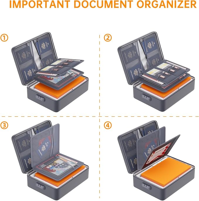 DocSafe 5200°F Fireproof Document Organizer Box - Image 7