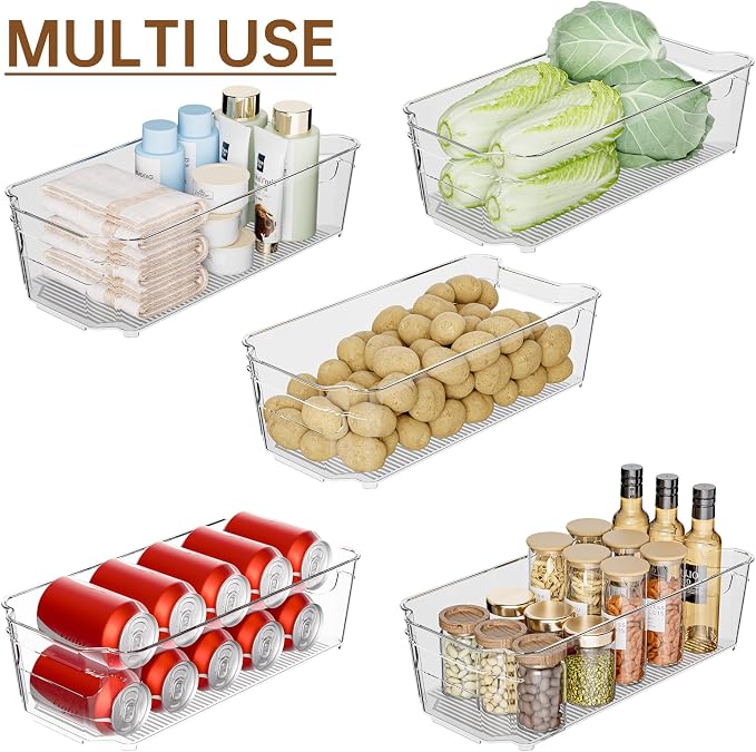 Clear Fridge Organizer, Refrigerator Organizer Bins - Image 8