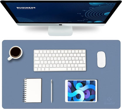 K KNODEL Small Office Leather Desk Mat, Mouse and Keyboard Pad, Computer and by K+KNODEL