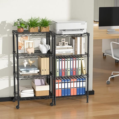 Golpart Small Shelves Storage Wire Metal Adjustable Shelf Unit - Image 6