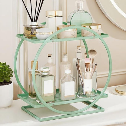 Perfume Organizer for Dresser, 2-Tier Bathroom Counter Organizers, Elegant by YIWANFW